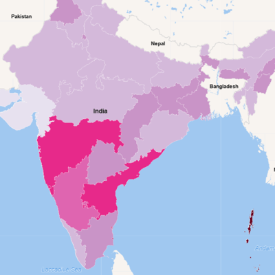 COVID-19 in India: EDA and spatial visualization